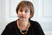Marina Carobbio, SP-Nationalrätin aus dem Tessin, ist eine Anwärterin für das Präsidium des SGB. (Bild: Keystone/Peter Schneider (Bern, 17. August 2018))
