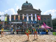 Der Bundesplatz bietet seit Jahren die Kulisse für das abschliessende Turnier der Schweizer Tour (Bild: KEYSTONE/ANTHONY ANEX)