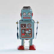 Das ist Max, der Zufallsphilosoph und Roboter. (Bild: PD)