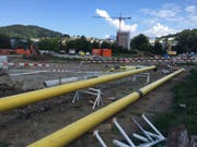 Hier wird der Steinibach künftig durchfliessen. (Bild: hor)