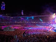 Zum diesjährigen Energy Air war das Stade des Suisse in Bern am Samstagabend wieder komplett «ausverschenkt» gewesen. (Bild: KEYSTONE/ANTHONY ANEX)