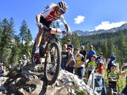 Jolanda Neff musste sich an der Heim-WM in Lenzerheide mit dem 4. Rang begnügen (Bild: KEYSTONE/GIAN EHRENZELLER)