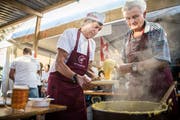Am Udinesefest in Mattwil wurden wieder italienische Spezialitäten serviert. (Bild: Reto Martin)