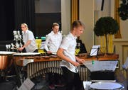 Die Perkussions-Ensembles bewiesen auch am 18. Ostschweizer Solisten- und Ensemblewettbewerb ihr Taktgefühl. (Bild: Christoph Heer)