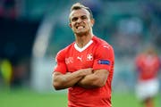 Er hat geliefert, weil er es kann: Xherdan Shaqiri sorgte für Schweizer Offensivspektakel. (Bild: KEYSTONE/Walter Bieri (St. Gallen, 9. September 2018))