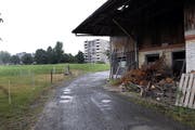 Der Standort für die geplante Kantonsschule Ennetsee. (Bild: Werner Schelbert (Cham, 6. Juli 2018))