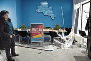Vor einer Woche hatte es bereits einen Anschlag auf ein AfD-Büro im sächsischen Döbeln gegeben. (Bild: Matthias Rietschel/Reuters (3. Januar 2019))