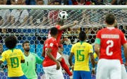 Der Quotenknaller 2018 schlechthin war mit 1,6 Millionen Zuschauern das WM-Spiel Schweiz-Brasilien. (Bild: keystone)