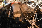 Ein Unfall in Sargans. (Bild: Kantonspolizei St.Gallen)