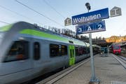 Wolhusen erhält auf den kommenden Fahrplanwechsel im öffentlichen Verkehr eine höhere Bedeutung. (Bild: Roger Grütter, 13. Dezember 2015)
