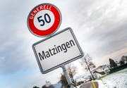 Ortstafel von Matzingen. (Bild: Andrea Stalder)
