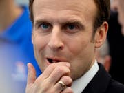 Die Situation in seinem Land macht es für ihn unmöglich: Frankreichs Präsident Emmanuel Macron nimmt nicht am WEF in Davon teil. (Bild: KEYSTONE/AP POOL AFP/LUDOVIC MARIN)