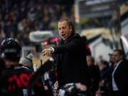 Für Luganos Coach Greg Ireland wird es nach einer weiteren Niederlage von Lugano eng (Bild: KEYSTONE/TI-PRESS/SAMUEL GOLAY)
