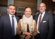 Oliver Dürr, Cécile Mandefield und Thomas Gerwig. (Bild: Andrea Stalder)