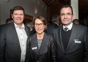 Nationalrat Hansjörg Brunner, Marianne Raschle und Walter Burgermeister. (Bild: Andrea Stalder)