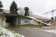 Die Unterführung Kirchstrasse wird von Mitte Januar bis Mitte März saniert und verbreitert. (Bild: Hans Suter)