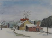 Das Ortsmuseum stellt Webers Serie von Bauernhöfen aus. (Bild: PD)