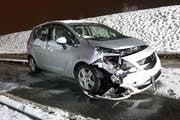 Der entstandene Schaden beim zweiten Fahrzeug. (Bild: Luzerner Polizei, 10. Januar 2019)