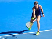 Belinda Bencic verpasste in Hobart den Einzug in ihren achten Final auf der WTA-Tour (Bild: KEYSTONE/EPA AAP/ROB BLAKERS)