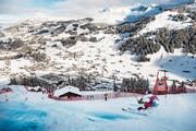 Der Buochser Marco Odermatt (im Bild) fuhr im zweiten Lauf die sechstbeste Zeit. (Bild: Jean-Christophe Bott/Keystone (Adelboden, 12. Januar 2019))