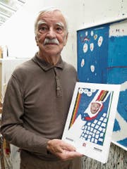 Verständlich und kreativ: Josef Ebnöthers Jubiläumsplakette. (Bild: Mäx Hasler)