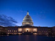 Das US-Parlamentsgebäude Kapitol in Washington. (Bild: KEYSTONE/EPA/MICHAEL REYNOLDS)