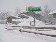 Der Süden Bayerns wappnet sich für weitere starke Schneefälle. (Bild: KEYSTONE/EPA/LUKAS BARTH-TUTTAS)