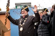 Das Zepter fest im Griff: Gallivater René Flad. (Bild: Roger Grütter, Kriens, 12. Januar 2018)