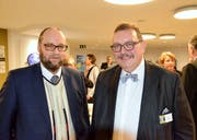 ASTRA-Direktor Jürg Röthlisberger und der Präsident der Operette Sirnach, Otto Noger.