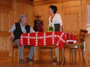 Unbeschwerte Heiterkeit gab es im Theater «D Wöschwyber». (Bild: Franz Steiner)