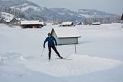 Die Thurloipe ab Ebnat-Kappel ist jeweils 10 Kilometer für klassisch und Skating gespurt. (Bild: Beat Lanzendorfer)