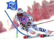 Stefan Luitz gibt nach seinem Sturz im Riesenslalom von Adelboden teilweise Entwarnung (Bild: KEYSTONE/AP/MARCO TACCA)