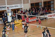 Trotz Satzführung musste sich Volley Toggenburg wie schon in der Vorrunde gegen Steinhausen geschlagen geben. Nun fällt die Entscheidung, ob es zum Einzug in die Finalrunde reicht, in der Schlussrunde. (Bild: Beat Lanzendorfer)