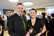 Sirnachs Gemeindepräsident Kurt Baumann mit Tochter Angela.