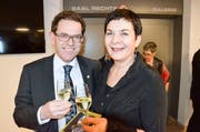 Regierungsrat Jakob Stark mit Gattin Coni.