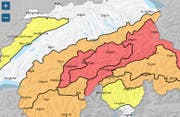 Bild: Institut für Schnee- und Lawinenforschung (Stand Sonntag, 12 Uhr)