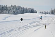 Auf dem Ricken herrschen aktuell traumhafte Bedingungen. Die gesamte Streckenlänge beträgt rund 40 Kilometer. (Bild: Beat Lanzendorfer)