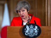 «Es ist Zeit, die Spielchen zu vergessen»: die britische Premierministerin Theresa May. (Bild: KEYSTONE/EPA POOL/WILL OLIVER / POOL)