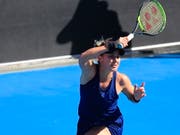 Dynamisch und erfolgreich: Belinda Bencic darf mit ihrem Einstieg in den australischen Sommer sehr zufrieden sein (Bild: KEYSTONE/EPA AAP/ROB BLAKERS)