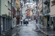 Die Metzgergasse ist eine wichtige Verbindung zwischen dem Marktplatz und dem Unteren Graben. (Bild: Michel Canonica/13. Januar 2019)
