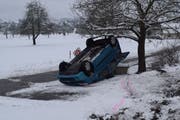 Die Unfallstelle in Müswangen. (Bild: Luzerner Polizei)