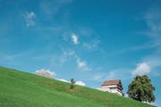 Das Bauernhaus mit modern gestaltetem Anbau im Moos, Wildhaus, ist ein gelungenes Beispiel aus dem Leitfaden «Bauentwurf im ländlichen Raum». (Bild: René Güttinger)