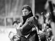 Als Trainerneuling sorgte Arno Del Curto 1992 für ein bebendes Hallenstadion (Bild: KEYSTONE/KARL MATHIS)