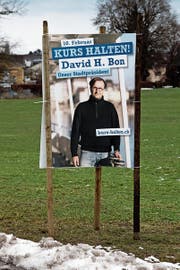 «Kurs halten»: Das ist das Motto von Stadtpräsident David H. Bon. (Bilder: Christoph Zweili)