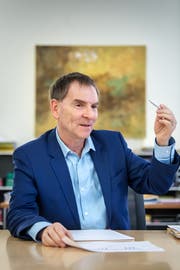 Besitzt selbst kein Auto, fährt aber Mobility: Stadtrat Peter Jans. (Bild: Michel Canonica)