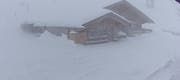 Garstige Bedingungen: Skihütte Stand am Montag. Bild: Webcam