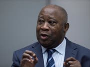 Sieben Jahre nach seiner Festnahme ist Laurent Gbagbo, der frühere Präsident der Elfenbeinküste, vom Weltstrafgericht mangels Beweisen freigesprochen worden. (Bild: KEYSTONE/AP/PETER DEJONG)