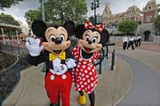 Cartoonfigur und neu SBB-Inspiration: Micky Maus. Bild: Keystone