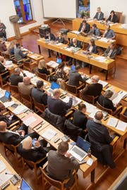 Mit dem Start des St. Galler Wahlmarathons im Herbst dürfte der Ton im Parlament schärfer werden.Bild: Urs Bucher (15. Januar 2019)