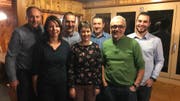 Das OK des 50-Jahr-Jubiläums und der Neuinstrumentierung 2021 (von links): Hans Müller, Regula Gisler,, Alois Gisler, Luzia Arnold, Hanssepp Gisler, Anton Gisler und Patrick Gisler. (Bild: PD (Haldi, 11. Januar 2019))